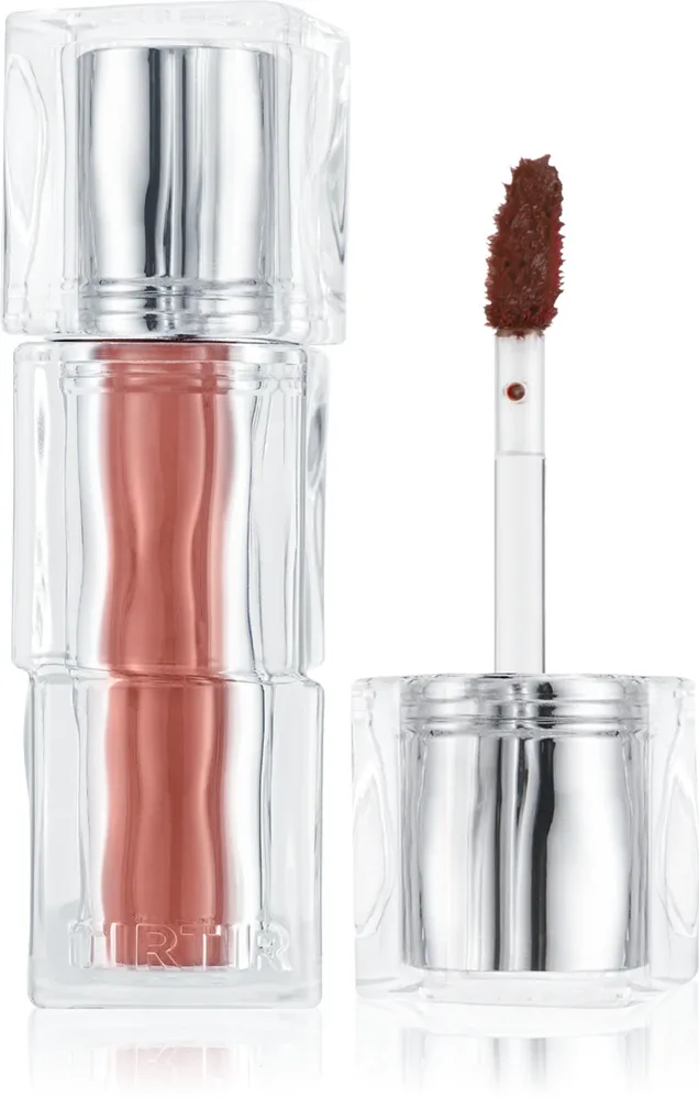 TIRTIR Waterism Glow Tint - Долговременный блеск для губ в маленькой упаковке, 1 г, оттенок 04 Fig Peach (Waterism Original)