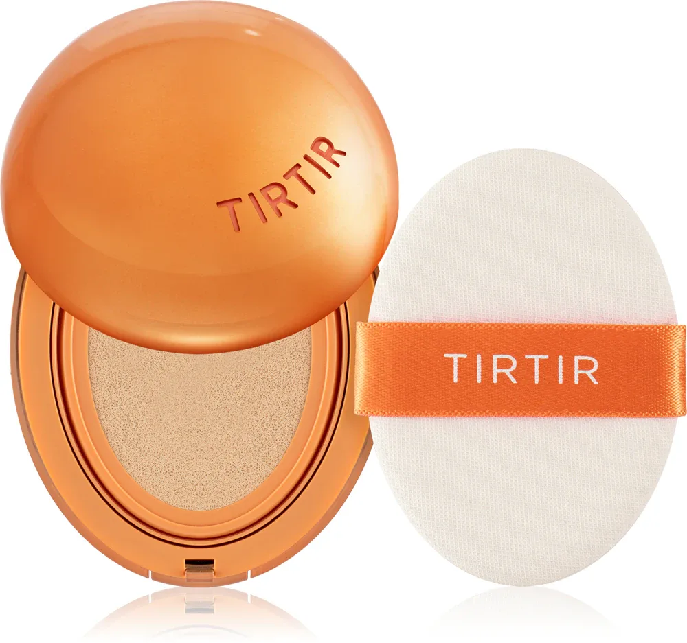 TIRTIR Mask Fit AI Fliter Cushion - Тональная основа с матовым покрытием в губке - долговременный подклад, 18 г, оттенок 29N Natural Beige