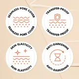 TIRTIR Mask Fit AI Fliter Cushion - Тональная основа с матовым покрытием в губке - долговременный подклад, 18 г, оттенок 21N Ivory — фото 5