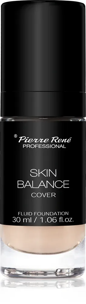Pierre Rene Skin Balance Cover - Водостойкий жидкий тональный крем, 30 мл, оттенок 20 Clear Light