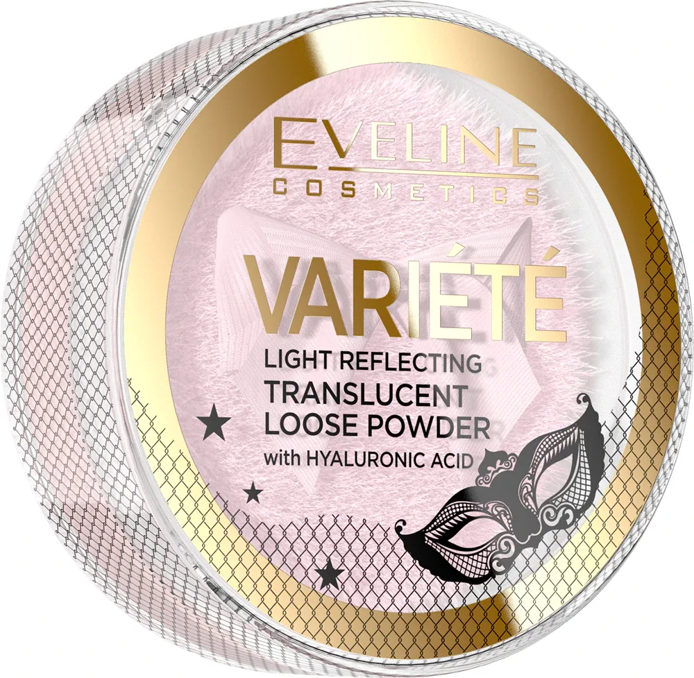 Eveline Cosmetics Variete - Прозрачная пудра с аппликатором, 6 g