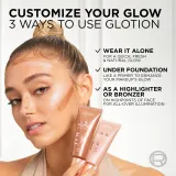 L’Oreal Paris Lumi Glotion - Кремовый осветляющий увлажняющий хайлайтер оттенок 903 Medium Glow, 40 ml — фото 6