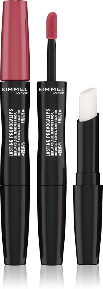 Rimmel Lasting Provocalips Double Ended - Помада для губ - стойкая., You Comin?, 3 г, оттенок 210 Pinkcase Of Emergency