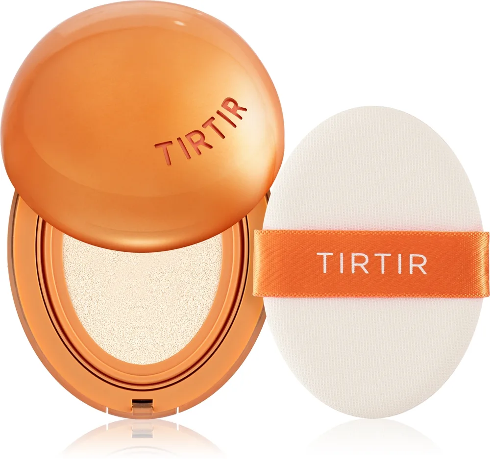 TIRTIR Mask Fit AI Fliter Cushion (mini) - Тональная основа с матовым покрытием в губке - долговременное покрытие, 4 г, оттенок 13N Fair Ivory