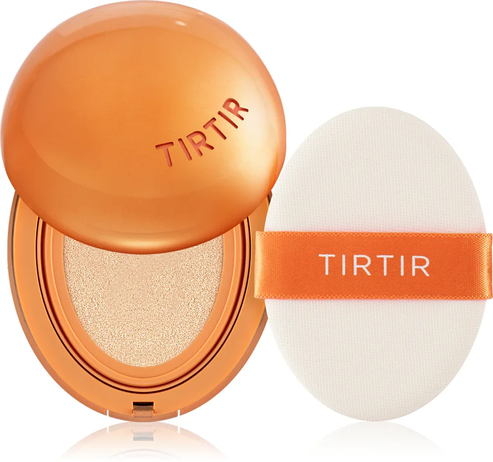 TIRTIR Mask Fit AI Fliter Cushion (mini) - Тональная основа с матовым покрытием в губке - долговременное покрытие, 4 г, оттенок 19C Petal