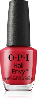 OPI Nail Envy - Питательный лак для ногтей Pink To Envy, 15 мл, оттенок Big Apple Red