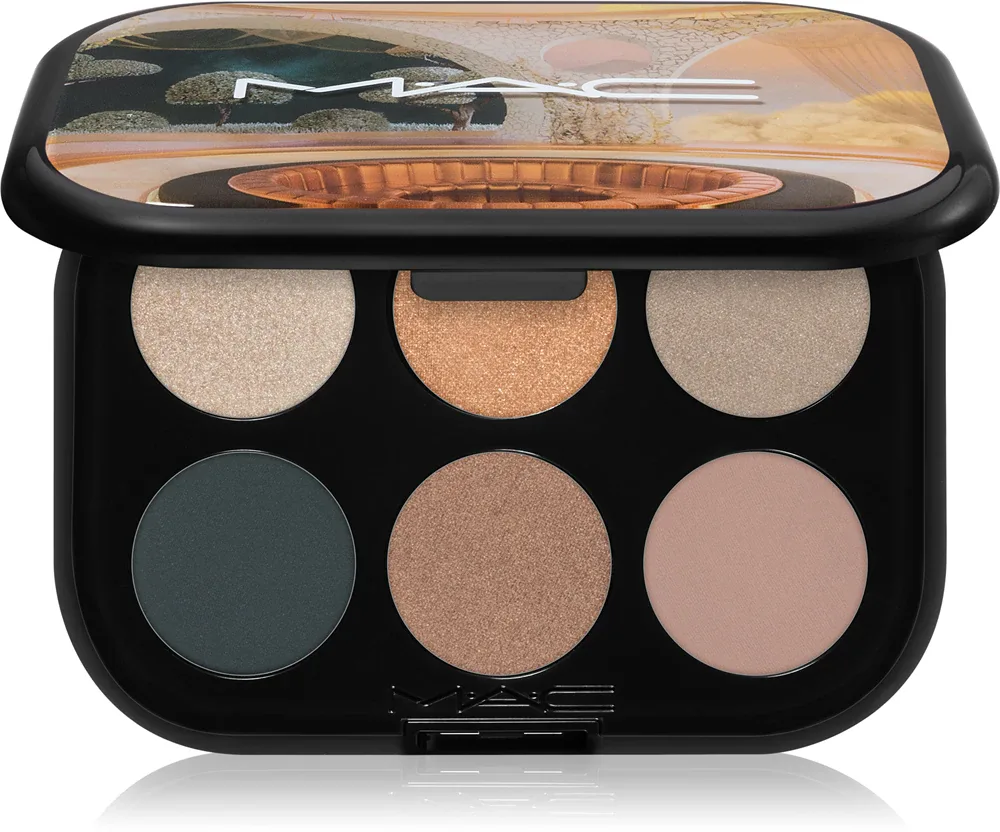 MAC Cosmetics Connect In Colour Eye Shadow Palette 6 shades - Палетка теней для век: палетка теней для век, 6 г, оттенок Bronze Influence