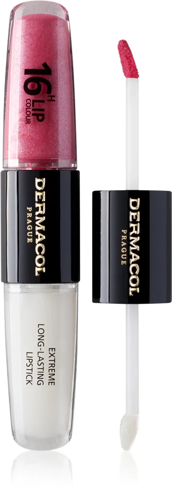Dermacol 16H Lip Colour - Долговременная помада и блеск для губ, 2 мл, оттенок 15 Dazzling Diva