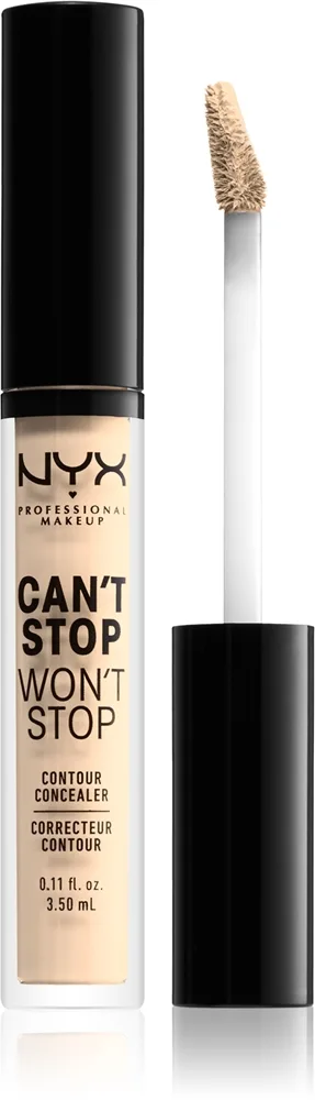 NYX Professional Makeup Can't Stop Won't Stop - Корректор в жидкой текстуре, 3 мл, оттенок 01 Pale