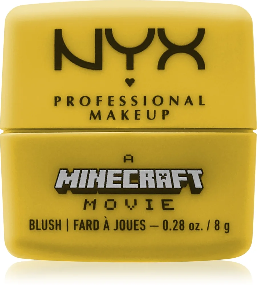 NYX Professional Makeup A Minecraft Movie - Румяна для щек, 8 г, оттенок Honeycomb Hottie