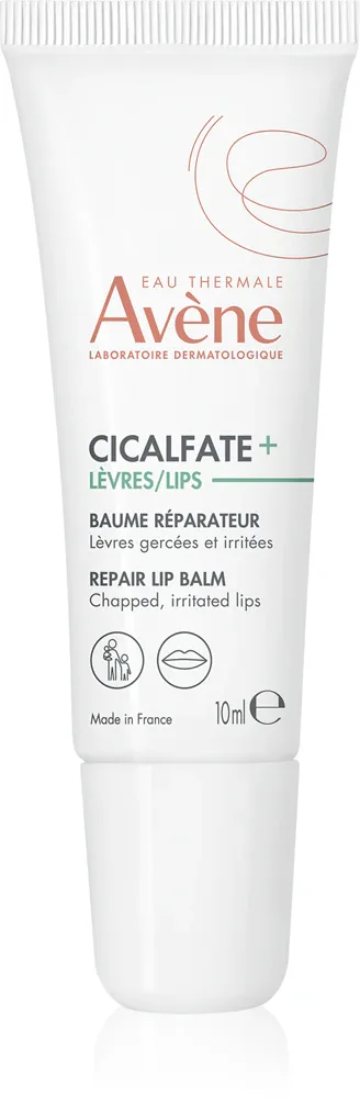 Avene Cicalfate+ Repair Lip Balm - Восстанавливающий бальзам для сухих губ, 10 ml