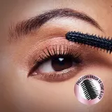 Rimmel Wonder Bond - Тушь для ресниц, утолщающая и удлиняющая тушь для ресниц для роста ресниц., 11 мл, оттенок Brown — фото 4