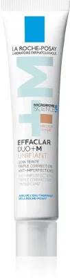 La Roche-Posay Effaclar DUO+M Unifiant - Легкий увлажняющий тонизирующий крем, 40 мл, оттенок Medium