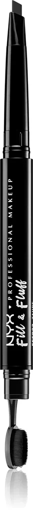 NYX Professional Makeup Fill & Fluff - Карандаши для бровей в стиле ручки, 0 г, оттенок 08 - Black