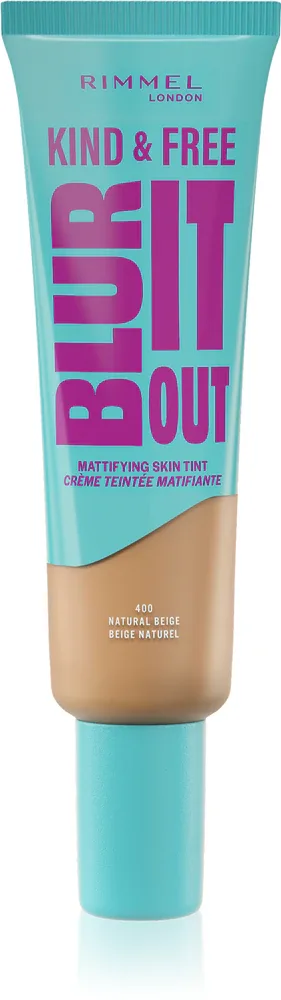 Rimmel Kind & Free Blur It Out - Легкий увлажняющий тональный крем, 30 мл, оттенок 400 Natural Beige