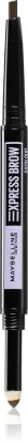 MAYBELLINE NEW YORK Express Brow Satin Duo - Карандаш и пудра для бровей двойное, 0, оттенок 01 - Dark Blonde