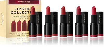 Revolution PRO Lipstick Collection - Набор помад, 5 шт, оттенок Matte Reds