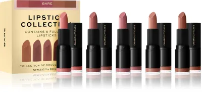 Revolution PRO Lipstick Collection - Набор помад, 5 шт, оттенок Bare