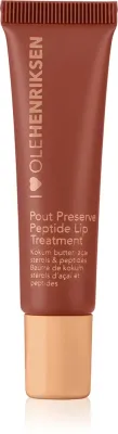 OLEHENRIKSEN Pout Preserve Peptide Lip Treatment - Увлажняющий блеск для губ, 12 мл, оттенок Cocoa Crème
