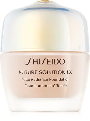 Shiseido Future Solution LX Total Radiance Foundation - Тональный флюид с защитой SPF 15, омолаживающий., 30 мл, оттенок Neutral 4/ Neutre 4