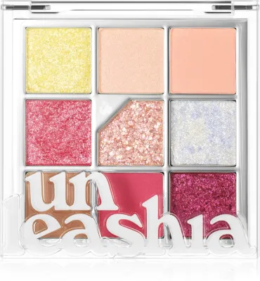 Unleashia Glitterpedia Eye Palette - Тени для век, 6 г, оттенок All of Peach Ade