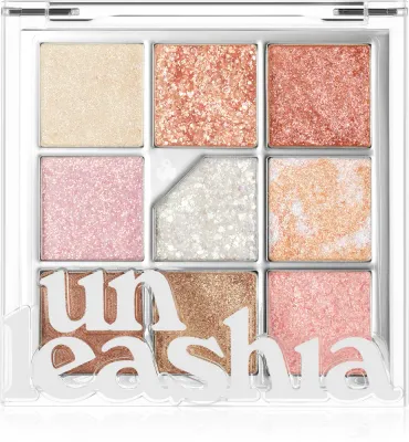 Unleashia Glitterpedia Eye Palette - Тени для век, 6 г, оттенок No.1 All Of Glitter