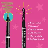 NYX Professional Makeup Micro Brow Pencil - Карандаши для бровей оттенок 3.5 Rich Auburn, 0 g — фото 2