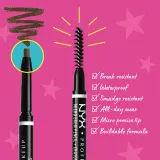 NYX Professional Makeup Micro Brow Pencil - Карандаши для бровей, 0 г, оттенок 06 Brunette — фото 2