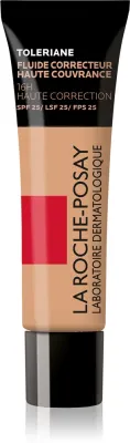 La Roche-Posay Toleriane - Тональный флюид с высокой степенью покрытия SPF 25, 30 мл, оттенок 10