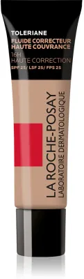 La Roche-Posay Toleriane - Тональный флюид с высокой степенью покрытия SPF 25, 30 мл, оттенок 13