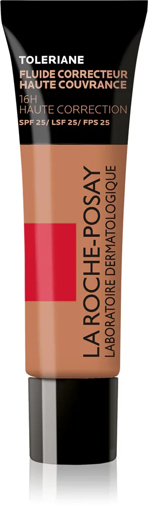 La Roche-Posay Toleriane - Тональный флюид с высокой степенью покрытия SPF 25, 30 мл, оттенок 14