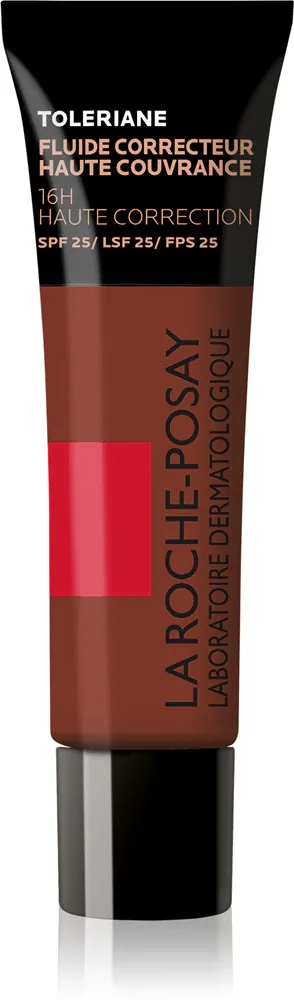 La Roche-Posay Toleriane - Тональный флюид с высокой степенью покрытия SPF 25, 30 мл, оттенок 18