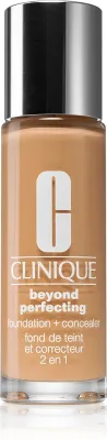 Clinique Beyond Perfecting Foundation + Concealer - Тональная основа: подкладка и корректор 2 в 1, 30 мл, оттенок 14 Vanilla