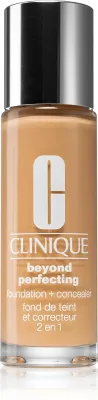 Clinique Beyond Perfecting Foundation + Concealer - Тональная основа: подкладка и корректор 2 в 1, 30 мл, оттенок 11 Honey