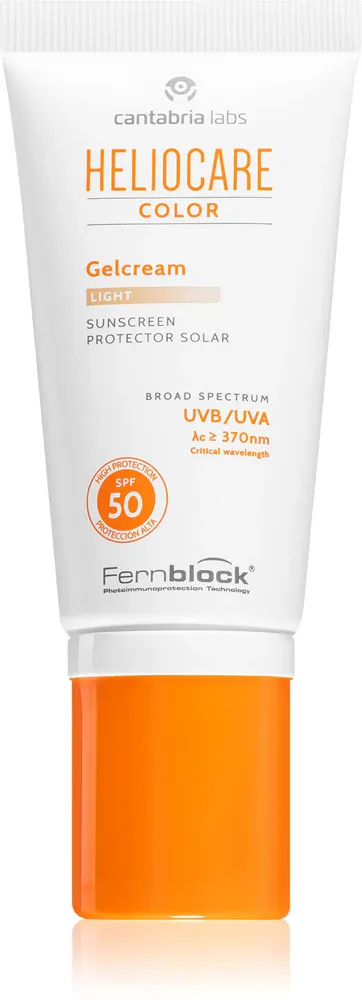 Heliocare Color Gelcream - Тонирующий крем-гель SPF 50 оттенок Light, 50 ml