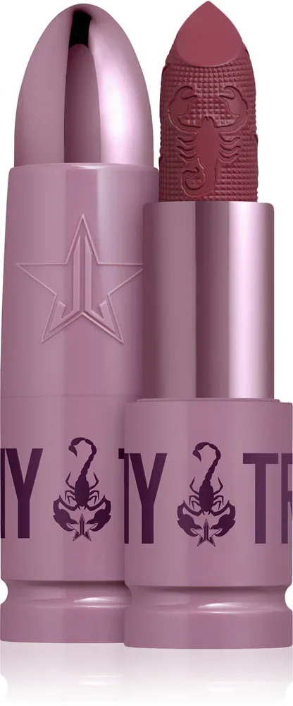Jeffree Star Cosmetics Scorpio Shiny Trap Lipstick - Кремовая помада с высокой пигментацией, 3 г, оттенок Deep Sting
