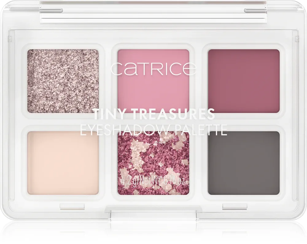 Catrice Tiny Treasures - Палетка теней для век, 4 г, оттенок 020 Wild Berry