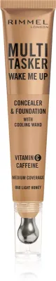 Rimmel Multi-Tasker Wake Me Up - Подклад и корректор с эффектом осветления, 20 мл, оттенок 60 Light Honey