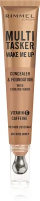 Rimmel Multi-Tasker Wake Me Up - Подклад и корректор с эффектом осветления, 20 мл, оттенок 65 Rose Honey