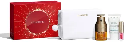 Clarins Double Serum Eye Holiday Season - Подарочный набор для лица, 0