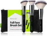 BrushArt Professional Full Face brush set with makeup pouch - Набор кистей для макияжа Black Black, 1 szt. — фото 1