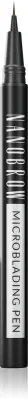 Nanobrow Microblading Pen - Точный водостойкий карандаш для бровей, 1 мл, оттенок Dark Brown