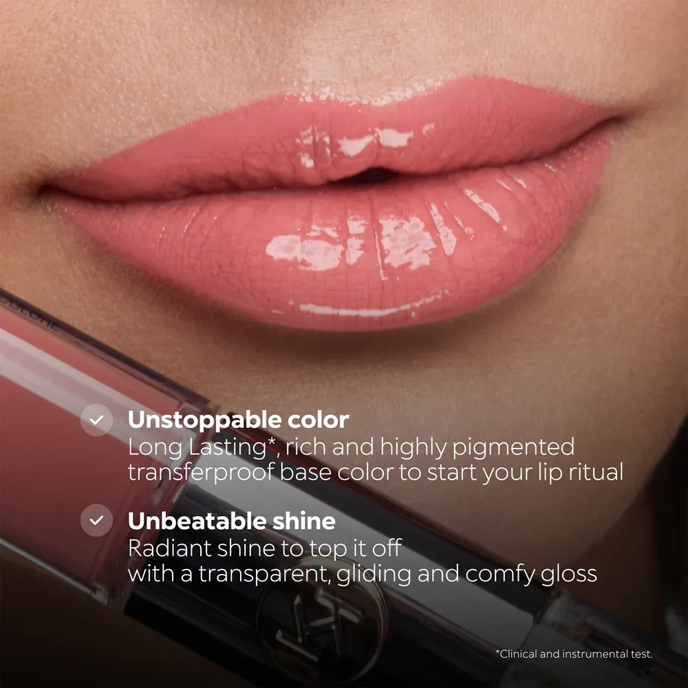 KIKO Milano Unlimited Double Touch - стойкая жидкая помада, 6 мл, оттенок 129 Burnt Tangerine 6 мл (KKM03541)