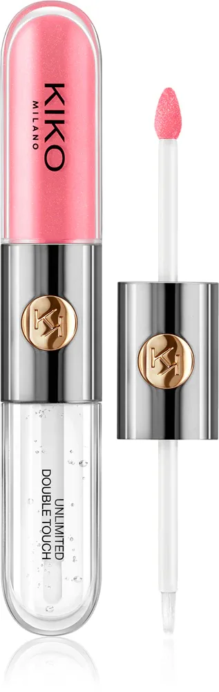 KIKO Milano Unlimited Double Touch - стойкая жидкая помада, 6 мл, оттенок 111 Satin Pink Camellia 6 мл (KKM03522)