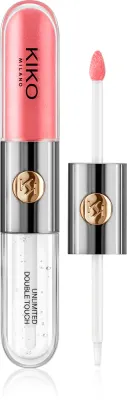 KIKO Milano Unlimited Double Touch - стойкая жидкая помада, 6 мл, оттенок 112 Satin Peach Rose 6 мл (KKM03523)