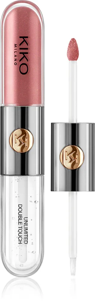 KIKO Milano Unlimited Double Touch - стойкая жидкая помада, 6 мл, оттенок 120 Rosy Mauve