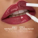 KIKO Milano Unlimited Double Touch - стойкая жидкая помада, 6 мл, оттенок 105 Scarlet Red — фото 8
