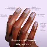 LONDONTOWN Kur Illuminating Nail Concealer - Светящийся лак для ногтей, 12 мл, оттенок Lavender — фото 3