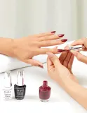 OPI Infinite Shine Silk - Лак для ногтей с гелевым эффектом Malaga Wine, 15 ml — фото 3