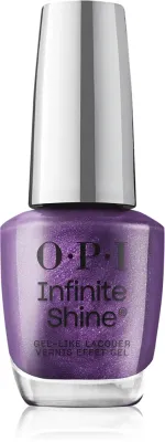 OPI Infinite Shine Silk - Лак для ногтей с гелевым эффектом Times Infinity, 15 мл, оттенок Purple Reign